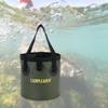 Bucket, Portable Camping Washbasin, Lightweight Storage Bag, Water Container for Travel, Fishing,