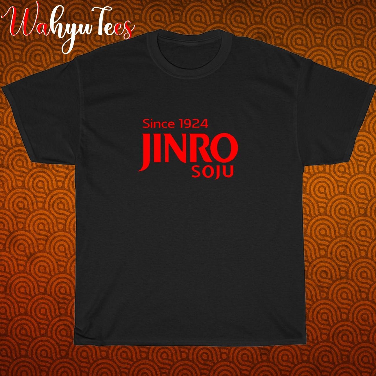 Jinro Soju Logo Black/Grey/Navy/White Size S-5XL Unisex T-Shirt XXL