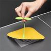 6-inch Cute Sprouts Floor Drains Cover, Bathtub Stopper Cover, Silicone Floor Drains Cover