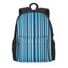Black And White Striped Backpack Abstract Lines Stylish Backpacks Women Men Sport Pattern School Bags High Quality Rucksack
