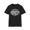 Arkansas Football T Shirt, Distressed Design, Sporty Apparel, Fan Gear