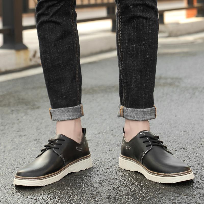 Fashion Trendy minimalist style men's sneakers Comfortable outdoor party and office leather shoes Casual  men leather shoes Hot selling