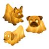 Halloween Ghost Dog Night Lamp Glowing Dachshund Pug French Bulldog Resin Statue Figurine Holiday Party Home Office Bedroom Decorative Lamp Dog Lovers