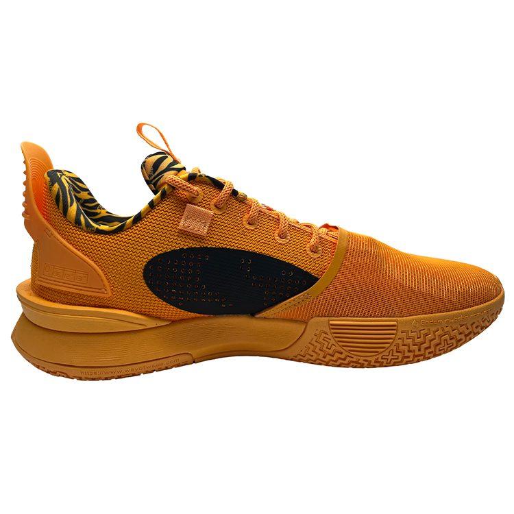 Li Ning All City 10 Basketball Shoes Men's Low Top Black/Yellow ABAS077-1