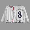 England Retro Football Jersey Gerrard Lampard Campbell Rooney Beckham Soccer Shirt