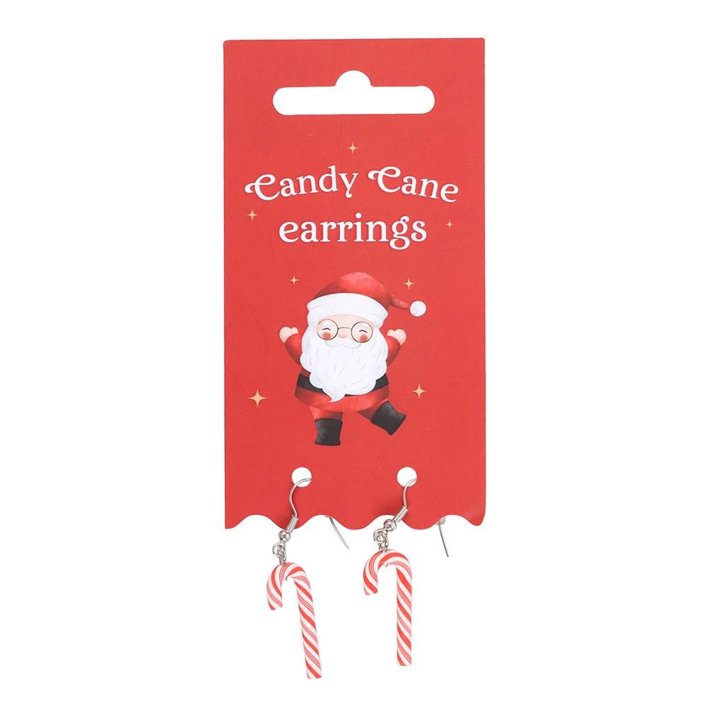 Something Different Candy Cane Dangle Earrings