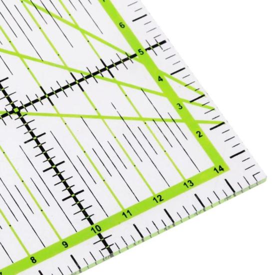 Square Patchwork Tailor Cloth Cutting Quilting Ruler DIY Handmade Sewing Tool