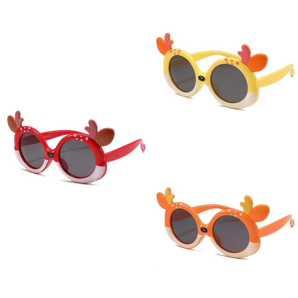 Fashionable Kids Sunglasses Deer Baby Design Summer Outdoor Protection Uv