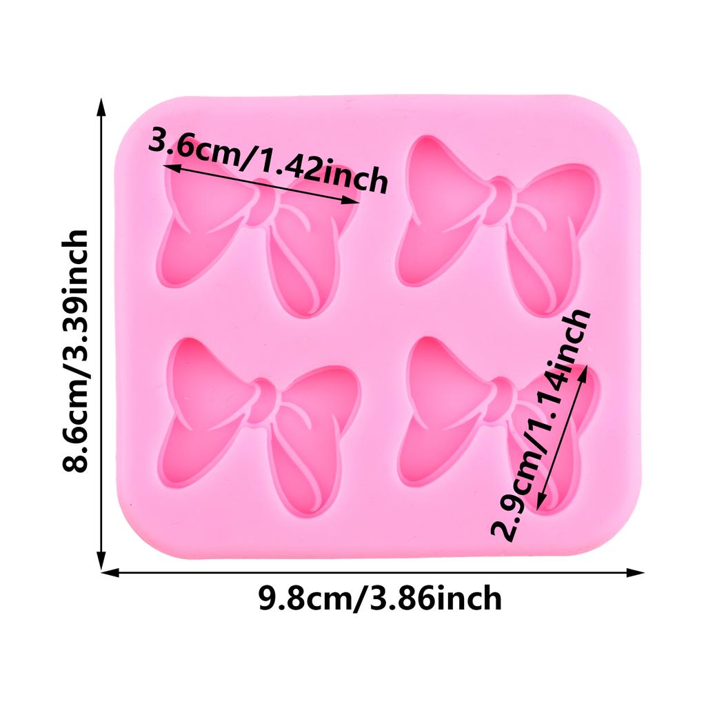 Schleifen Silikonform DIY Hochzeit Cupcake Topper Fondant Kuchen Dekorieren Werkzeuge Fliege Kuchen Grenze Schokolade Süßigkeiten Tonform