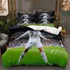 Ronaldo Messi 3D Tisk Fotbalová Hvězda Povlak na Peřinu a Sada Povlaků na Polštáře