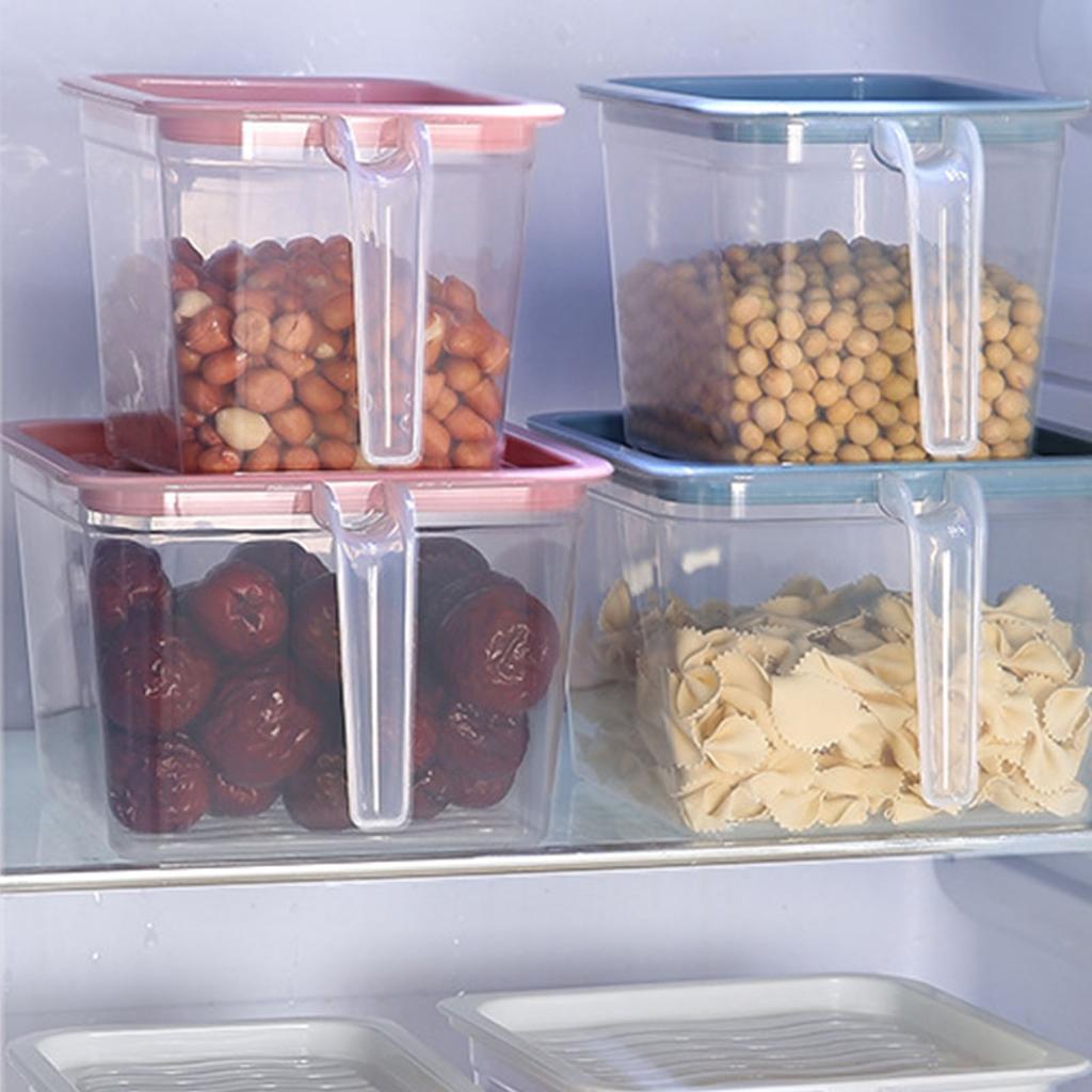 Refrigerator Storage Box,   PP Material, Sealed Food Preservation, Rectangular   for Fruits and Vegetables