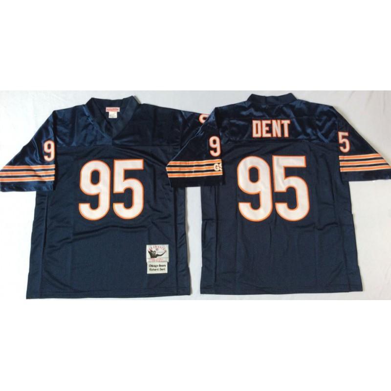 Maglia da Rugby Retro Chicago Bears Uomo Donna Misto Cotone Ricamata Abbigliamento per tifosi sportivi Fitness all'aperto Supporto di squadra