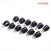 12Pcs R Clips Rubber Lined Clamp Assortment Heavy Duty 1/4 5/16 3/8 1/2 5/8 3/4 for Marine Auto Electrical Wiring Management