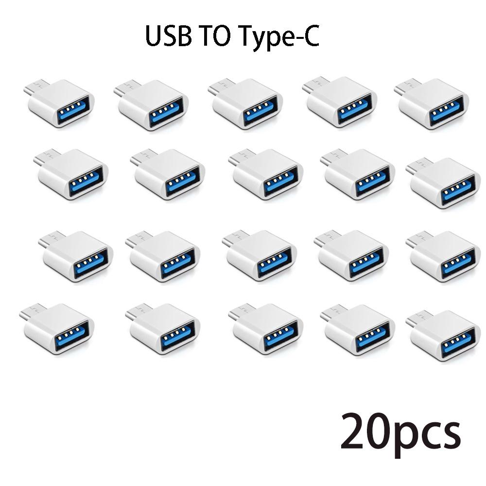 Adaptador USB 2,0 tipo C USB macho convertidor OTG macho USB-C de aluminio negro Mini colores metálicos para puerto tipo C 3