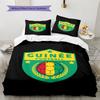 Guinea Bissau Pattern Bedding Set Quilt Cover Pillowcase Home Decor Gift (1 * duvet cover + 2 * pillowcase, without core)