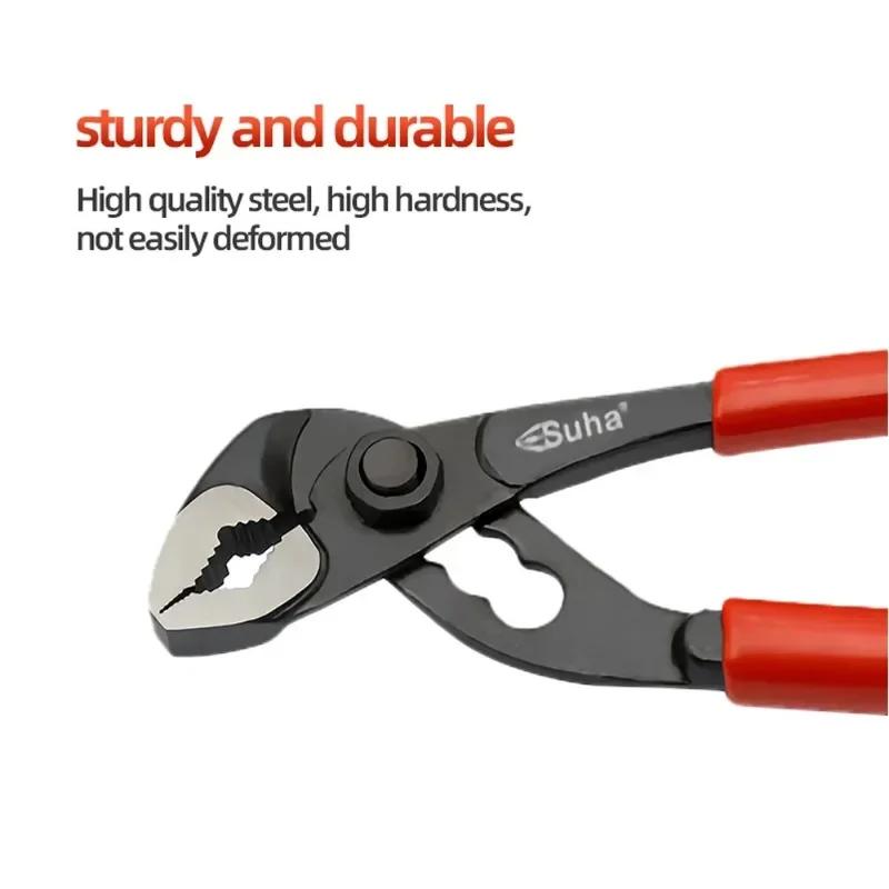 Crescent Adjustable Wrench Ultra-thin Shift Spanner Multifunctional Water Pipe Water Pump Pliers Portable Household Diy Maintenance Hand Repair Tool F