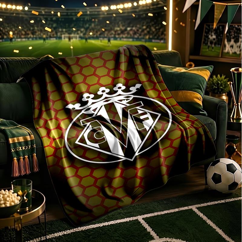 CF Football Emblem Blanket Lightweight Ideal Bedding Blanket Perfect for Travel, Camping, Living Rooms, Offices, Sofas, Fan Christmas gift