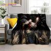 Diablo 3D-Retro-Spiel, Gamer, weiche Flanelldecke für Betten, Schlafzimmer, Sofa, Picknick, Überwurfdecke zum Abdecken, Outdoor-Freizeit, Nickerchen, Geschenk