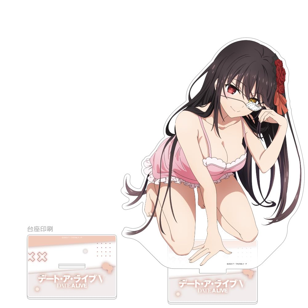 

Подставка Keith Date A Live V Extra Large из акрила, высота около 5 мм, изготовлена из акрила (Куруми Токисаки) 22-27см/толщина