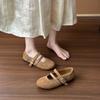 Fashion Vintage Mary Single Shoes 2025 New French Flat Versatile Rivet Shoes for Women