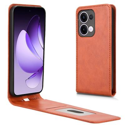 For OPPO Reno 13 5G Business Vertical Flip Case Retro Skin-friendly Full Cover Card Holder For OPPO Reno 13 Pro 5G Phone Bags