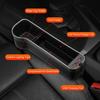 New Car Crevice Storage Box with 2 USB Charger Colorful LED Seat Gap Slit Pocket Seat Organizer Card Phone Bottle Cups Holder