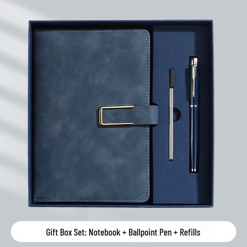 A5 Business Office Snap Button Notebook with Custom LOGO for Meetings