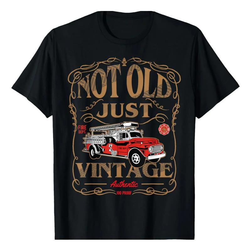 Camisa De Bombero Retirado, Regalo Para Un Viejo Bombero S