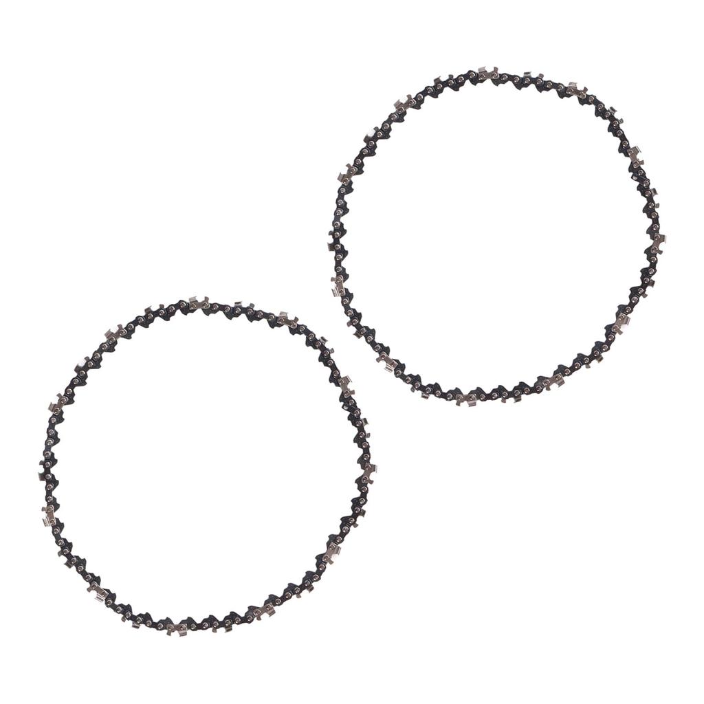 2PCS 8 Inch Chainsaw Chain High Hardness Manganese Steel Mini Chainsaw Chain for Chainsaw