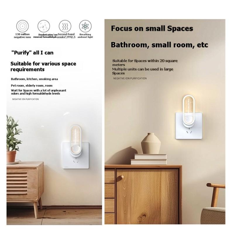

Starry Sky Lamp Equipped Compact Ionic Air Purifier-Odour& Formaldehyde Removal For Small Space Rooms-EU Power Supply EU PLUG