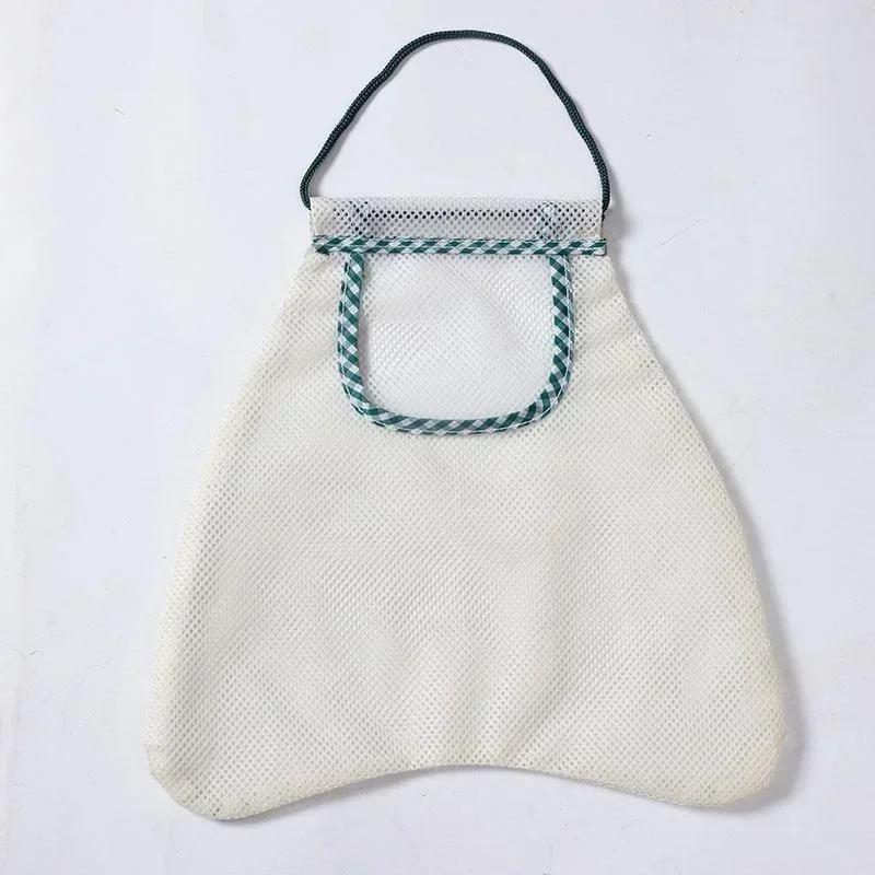 Kitchen Supplies Reusable Mesh Storage Tote Bag Portable Grocery Fruit Vegetable Washable Cotton Mesh Rope Storage Bag Tools
