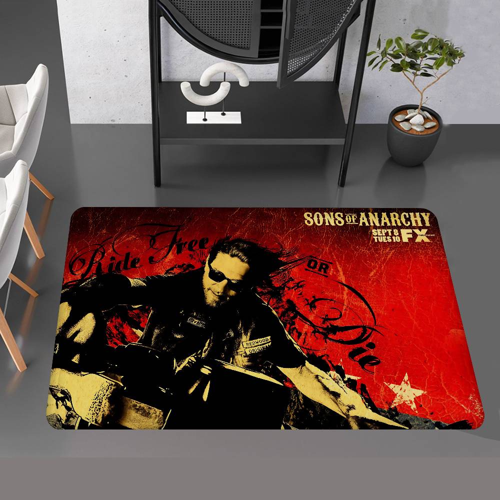 

Crime Sons Of Anarchy TV Entrance Door Mat Nordic Style Home Doormat Bathroom-Toilet Mats Bedroom Hotel Decor Mat 40x60cm