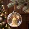 Unique Christmas Tree Ornaments Zodiac Ornament, Twelve Sign Hanging Decoration, 2D Acrylic Decorative Animal Horoscope Pendant for Xmas Tree, Holiday