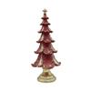 Gold-Painted Christmas Tree Ornaments, Snow Scene Tree Home Decoration Crafts Desktop Christmas Atmosphere Gift Christmas Decoration Desktop Ornaments