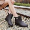 Fashion Rain Shoes Women's New Adult Outer Wear Rain Boots Work Non-slip Kitchen Rubber Shoes Medium Tube Water Shoes