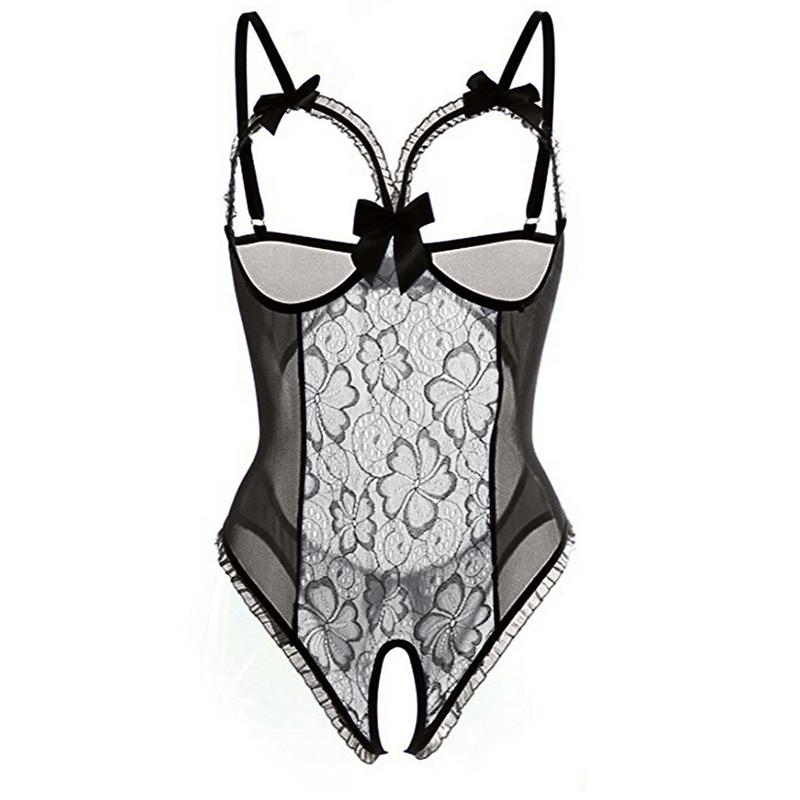 Porn Open Bra Ladies Crotchless Lingerie Hot Sultry Bodysuit Lace Toys Sex Shop Without Crotch Pajamas Teddy Uniforms For Night