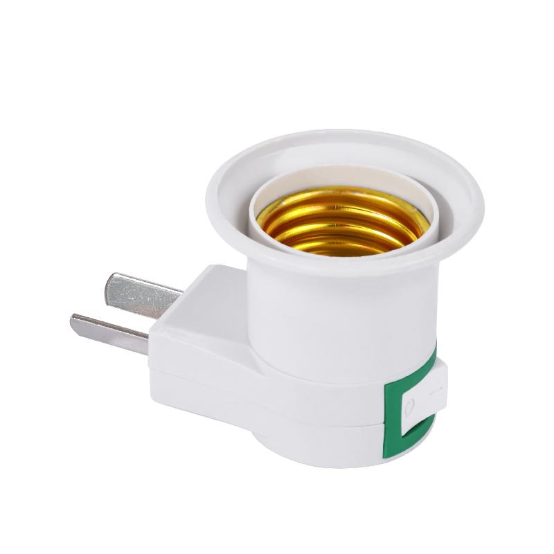 

Lamp Socket With Power Outlet Plug In Light Bulb Socket With Switch For Us Eu Plug Home Lighting Accessories A5