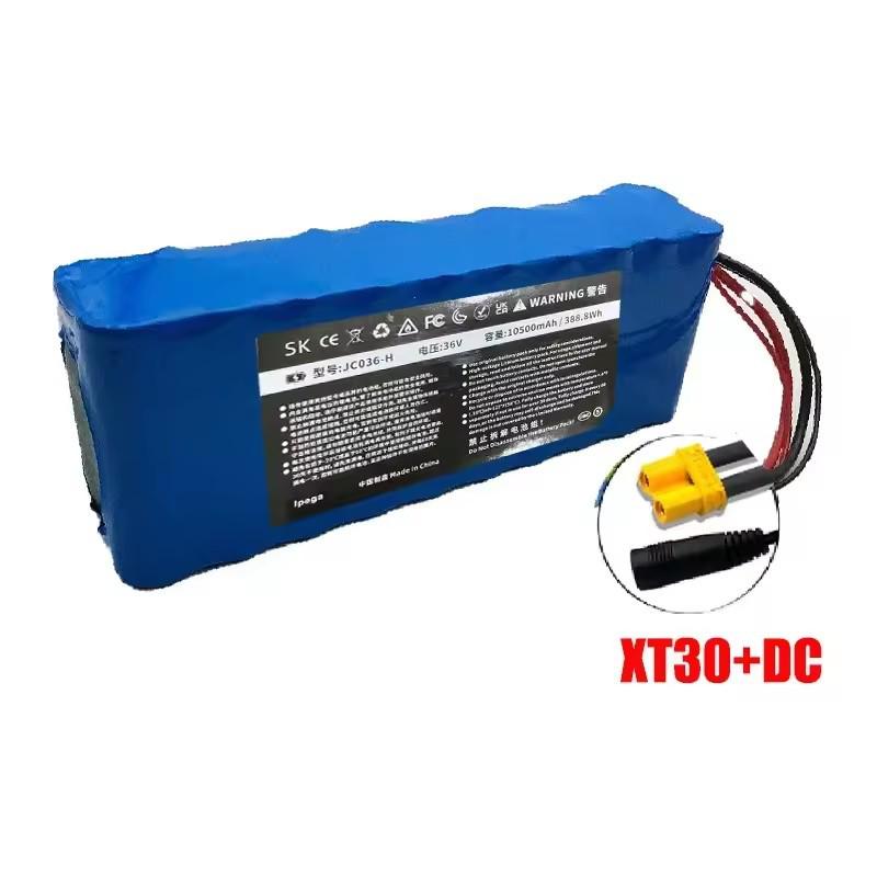 36V 10s2p 10500mAh Lithium Battery for Electric Scooters with Built-in BMS