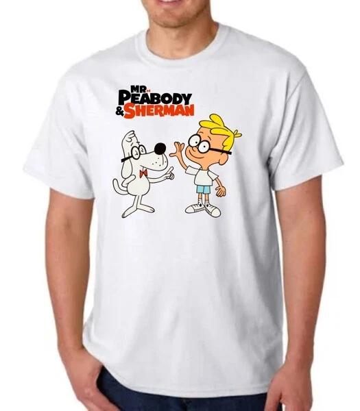 PEABODY & SHERMAN T-T-shirt JAY WARD BULLWINKLE ROCKY HANNA BARBERA CEREAL 2XL