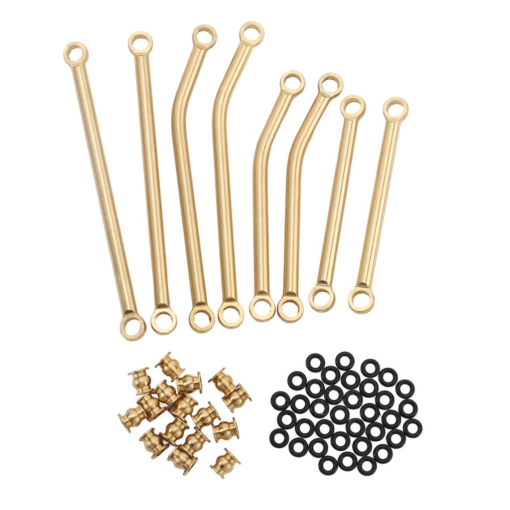 High Clearance Link Set Copper Wear Resistant Rc Car Tie Rod Set Upgrade Parts for Rc Crawler