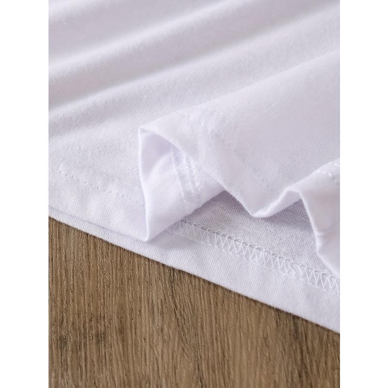 European sizes Heart and Letter Print Short Sleeve T-Shirt - Love Is Always by Your Side