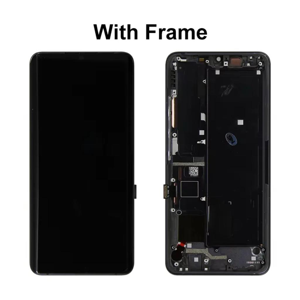Original New AMOLED Screen LCD Digitizer Panel for Mi Note 10 Lite/CC9 Pro Mobile Phone 350-400cd Luminance 3-Month