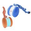 Interactive Dog Toy Automatic Rolling Dog Toy with 2 Speed Settings Chirping Touch Activated Electric Rolling Ball for Small to Large Dogs Chewing