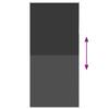 Black Blackout Roller Blind 110X230Cm Fabric Width 105.7Cm