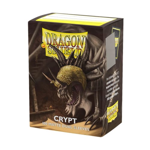 Dragon Shield Matte Dual Sleeves, Standard Size, Crypt, 100 Sleeves, AT-15052