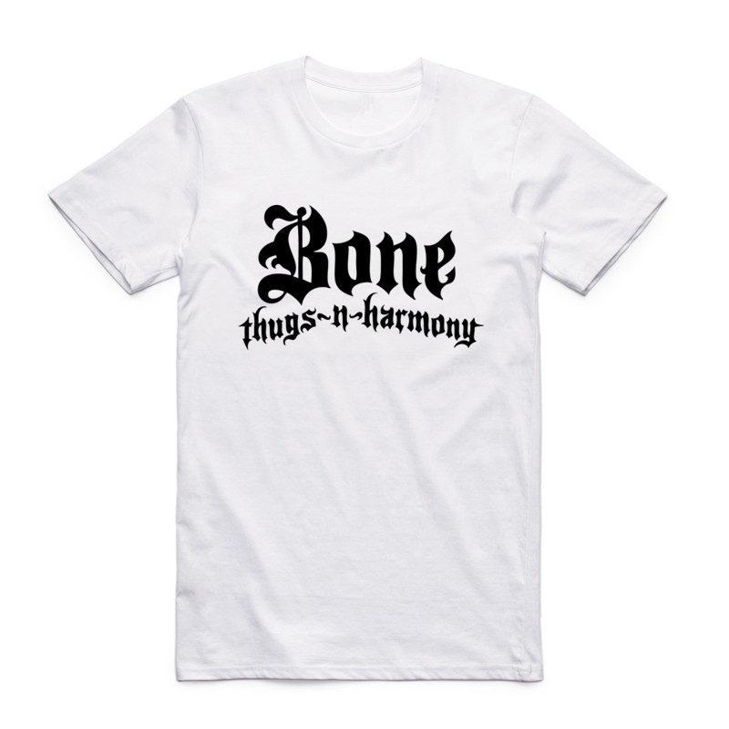 

2019 Men And Women Print Bone Thugs n Harmony Fashion T Shirt O-Neck Short Sleeve Harajuku Mori Swag Hiphop Music T-shirt HCP964 4XL
