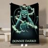 Coperta di Flanella Classico Film Horror Donnie-Darko Morbida per Bambini e Adulti Copriletto Peluche per Divano Plaid Coperta Pranzo per Divano Letto