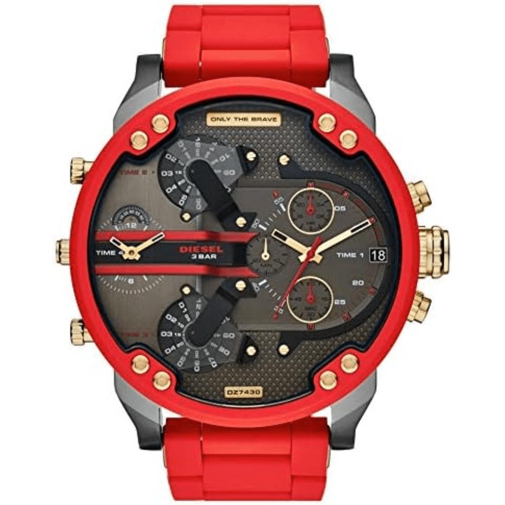 Diesel Men's Red Dz7430 Mr. Daddy 2.0 Chronograph Watch