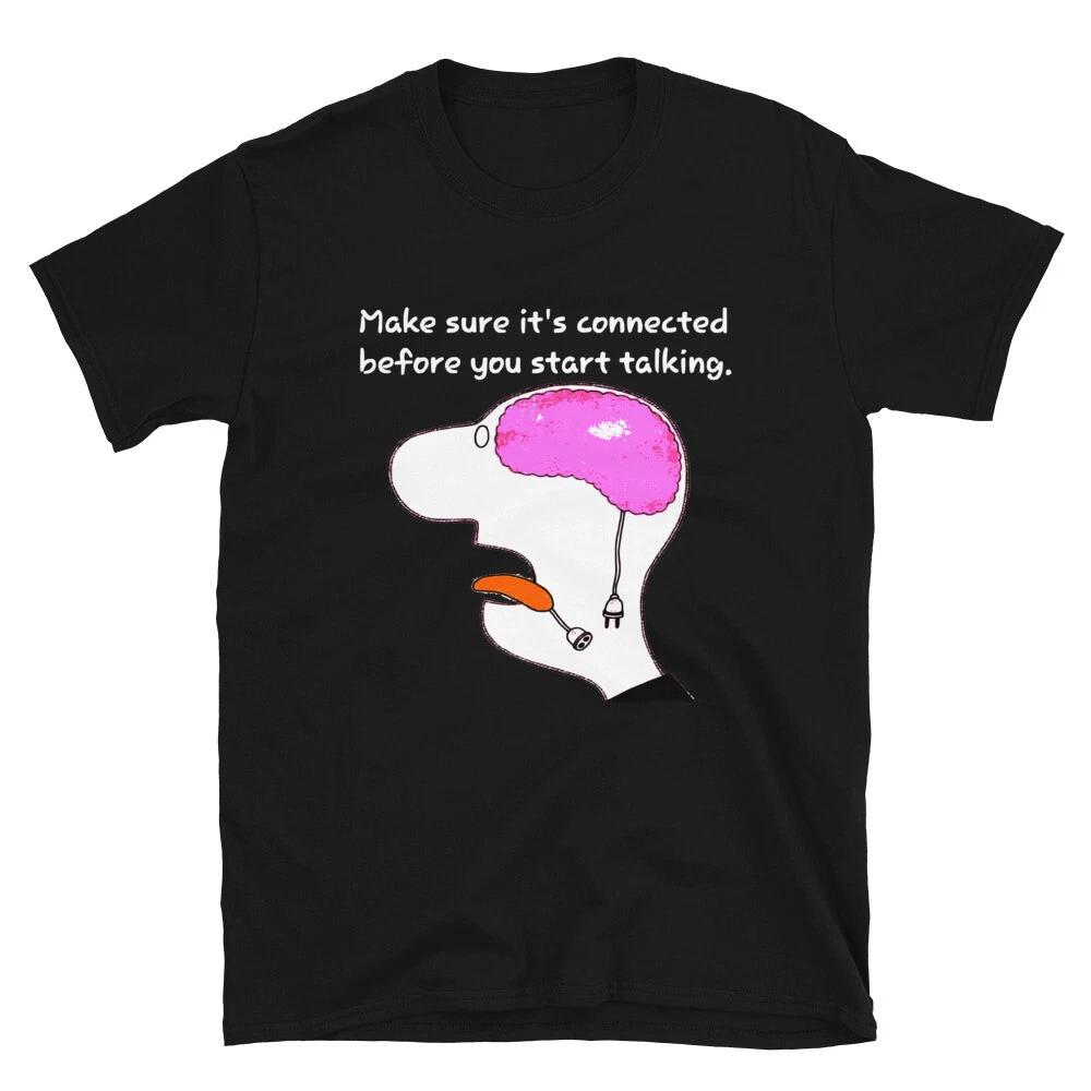 Make sure it s connected Immature College Pun T-Shirt S
