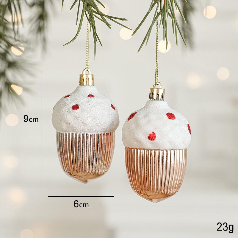 2 Stück Roségold Weihnachten Kleine Hängeanhänger Christbaumschmuck Schneemann Noel Frohe Weihnachten Deko 2025 Frohes Neues Jahr 2026